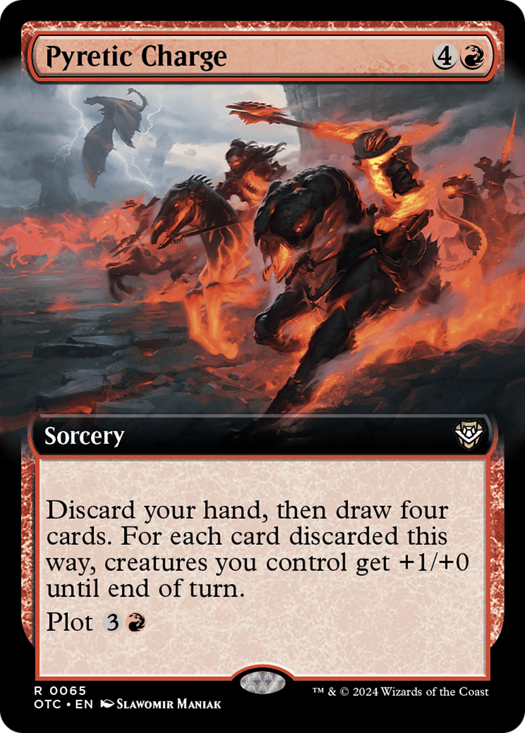 Pyretic Charge (Extended Art) [Outlaws of Thunder Junction Commander] | Shuffle n Cut Hobbies & Games