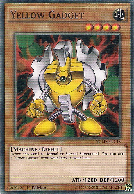 Yellow Gadget [YGLD-ENC18] Common | Shuffle n Cut Hobbies & Games