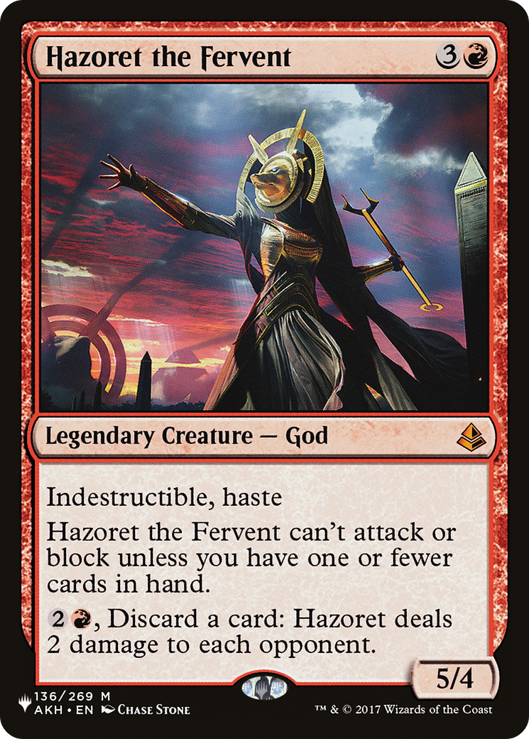 Hazoret the Fervent [The List] | Shuffle n Cut Hobbies & Games