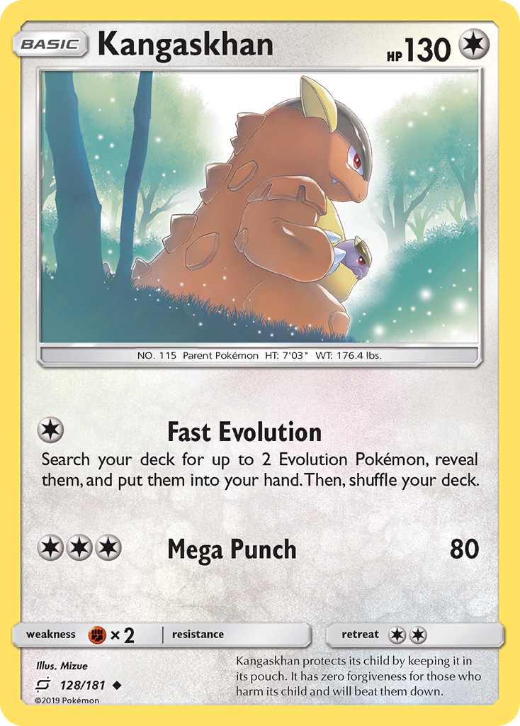 Kangaskhan (128/181) [Sun & Moon: Team Up] | Shuffle n Cut Hobbies & Games