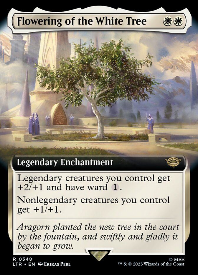 Flowering of the White Tree (Extended Art) [The Lord of the Rings: Tales of Middle-Earth] | Shuffle n Cut Hobbies & Games