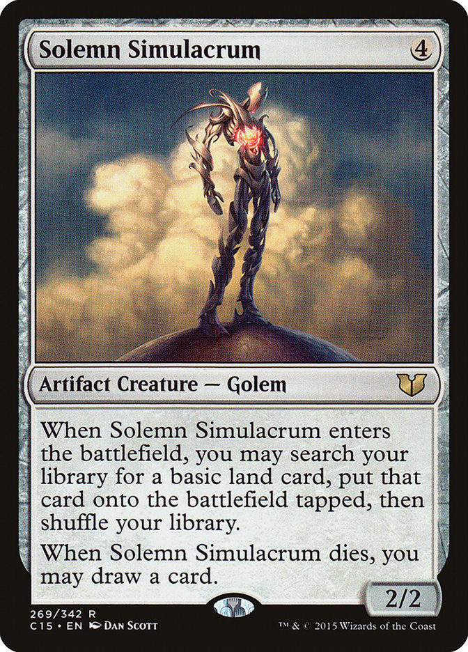 Solemn Simulacrum [Commander 2015] | Shuffle n Cut Hobbies & Games