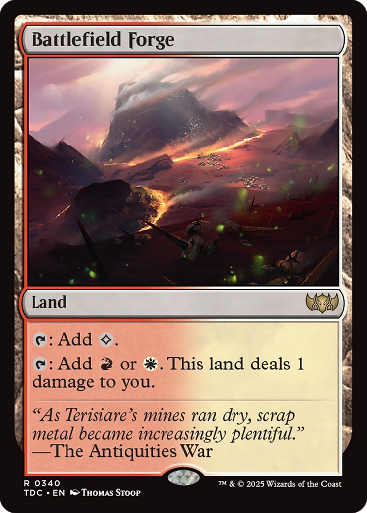 Battlefield Forge [Tarkir: Dragonstorm Commander] | Shuffle n Cut Hobbies & Games