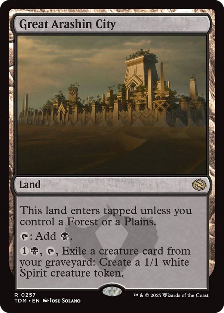 Great Arashin City [Tarkir: Dragonstorm] | Shuffle n Cut Hobbies & Games