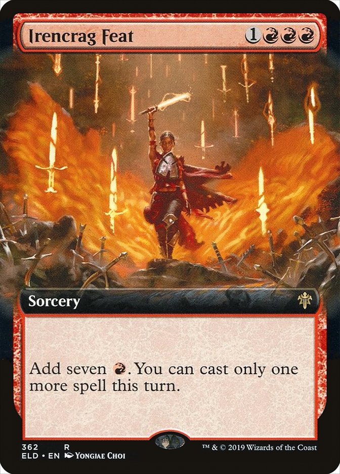 Irencrag Feat (Extended Art) [Throne of Eldraine] | Shuffle n Cut Hobbies & Games
