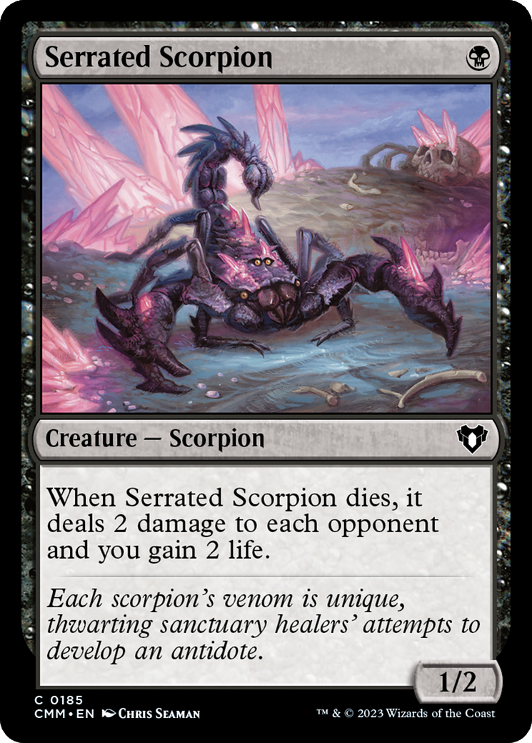 Serrated Scorpion [Commander Masters] | Shuffle n Cut Hobbies & Games