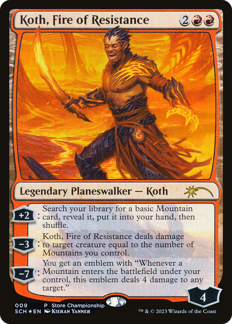 Koth, Fire of Resistance [Store Championships 2023] | Shuffle n Cut Hobbies & Games