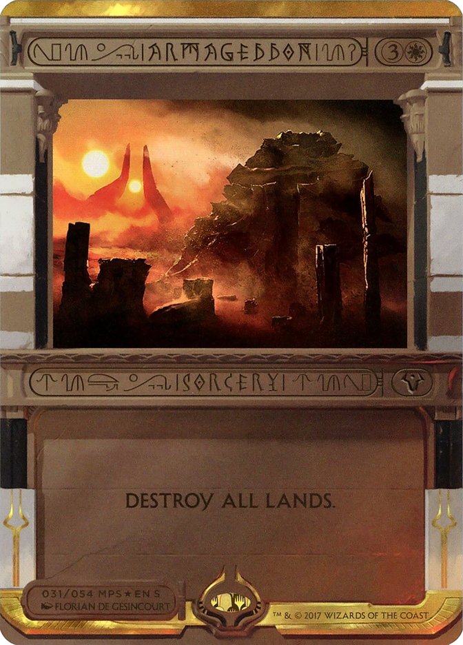 Armageddon (Invocation) [Amonkhet Invocations] | Shuffle n Cut Hobbies & Games