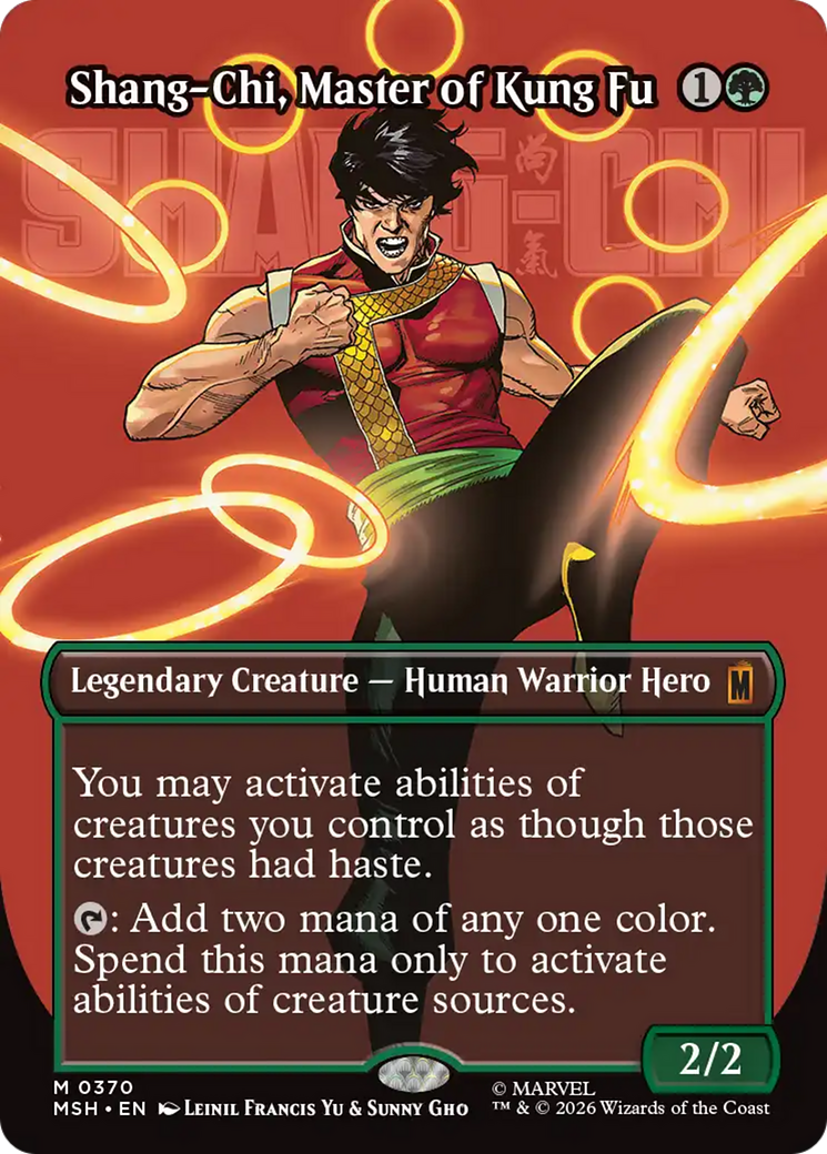 Shang-Chi, Master of Kung Fu (Borderless) (0370) [Marvel Super Heroes] | Shuffle n Cut Hobbies & Games