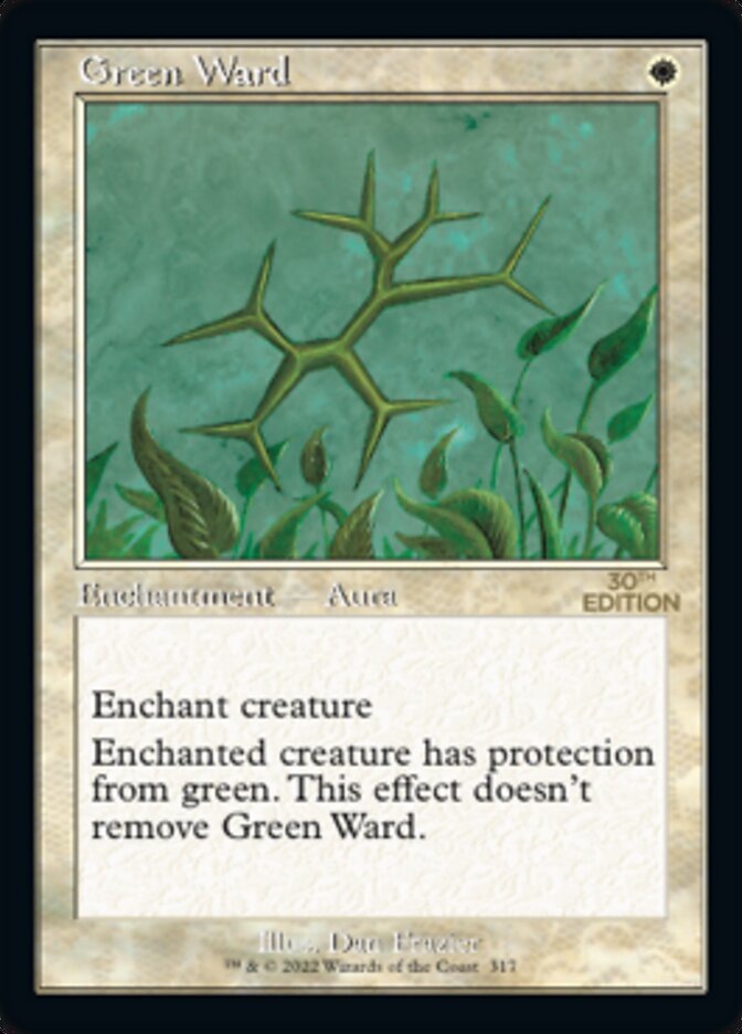 Green Ward (Retro) [30th Anniversary Edition] | Shuffle n Cut Hobbies & Games