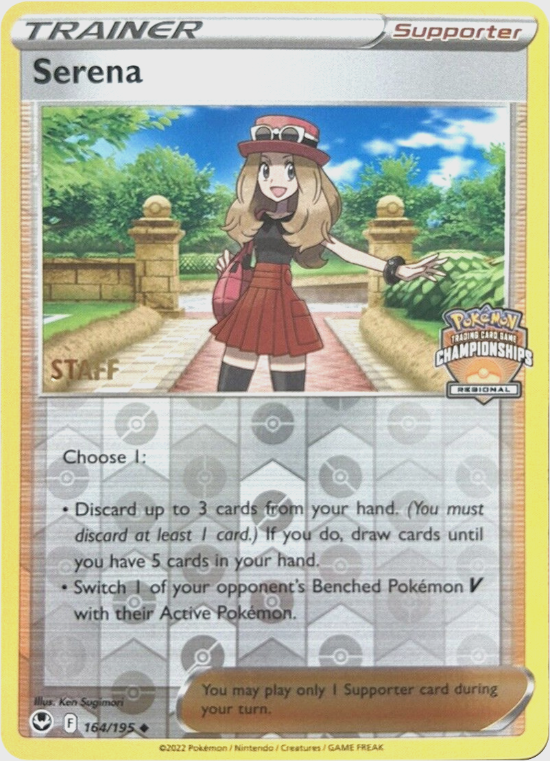 Serena (164/195) (Staff Regional Championships) [League & Championship Cards] | Shuffle n Cut Hobbies & Games