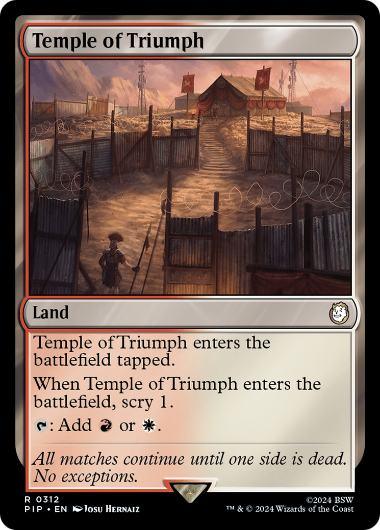 Temple of Triumph [Fallout] | Shuffle n Cut Hobbies & Games