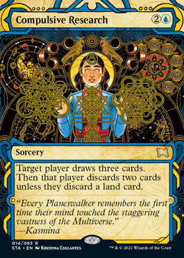 Compulsive Research (Foil Etched) [Strixhaven: Mystical Archive] | Shuffle n Cut Hobbies & Games