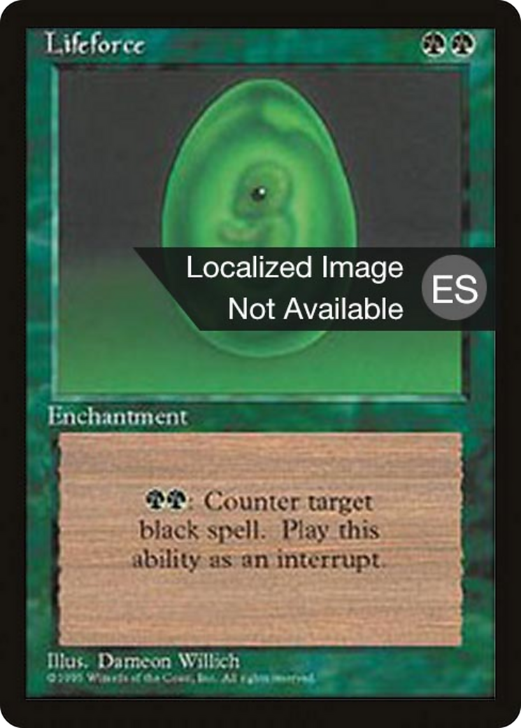 Lifeforce [Fourth Edition Foreign Black Border] | Shuffle n Cut Hobbies & Games