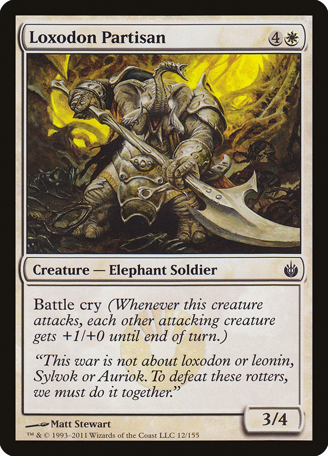 Loxodon Partisan [Mirrodin Besieged] | Shuffle n Cut Hobbies & Games