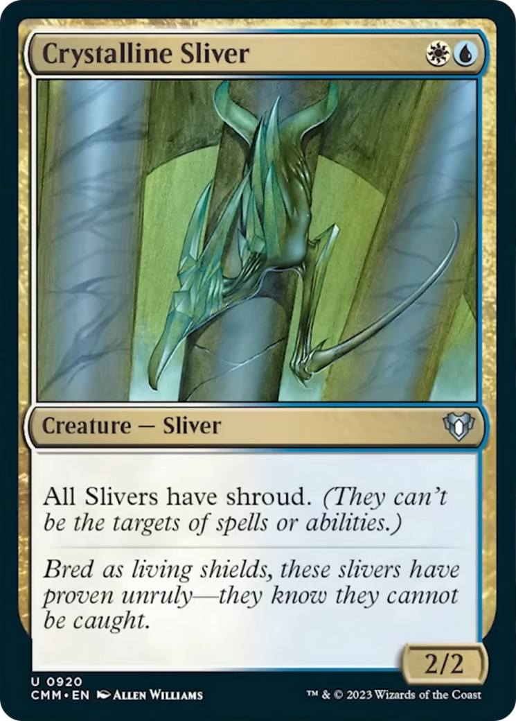Crystalline Sliver [Commander Masters] | Shuffle n Cut Hobbies & Games