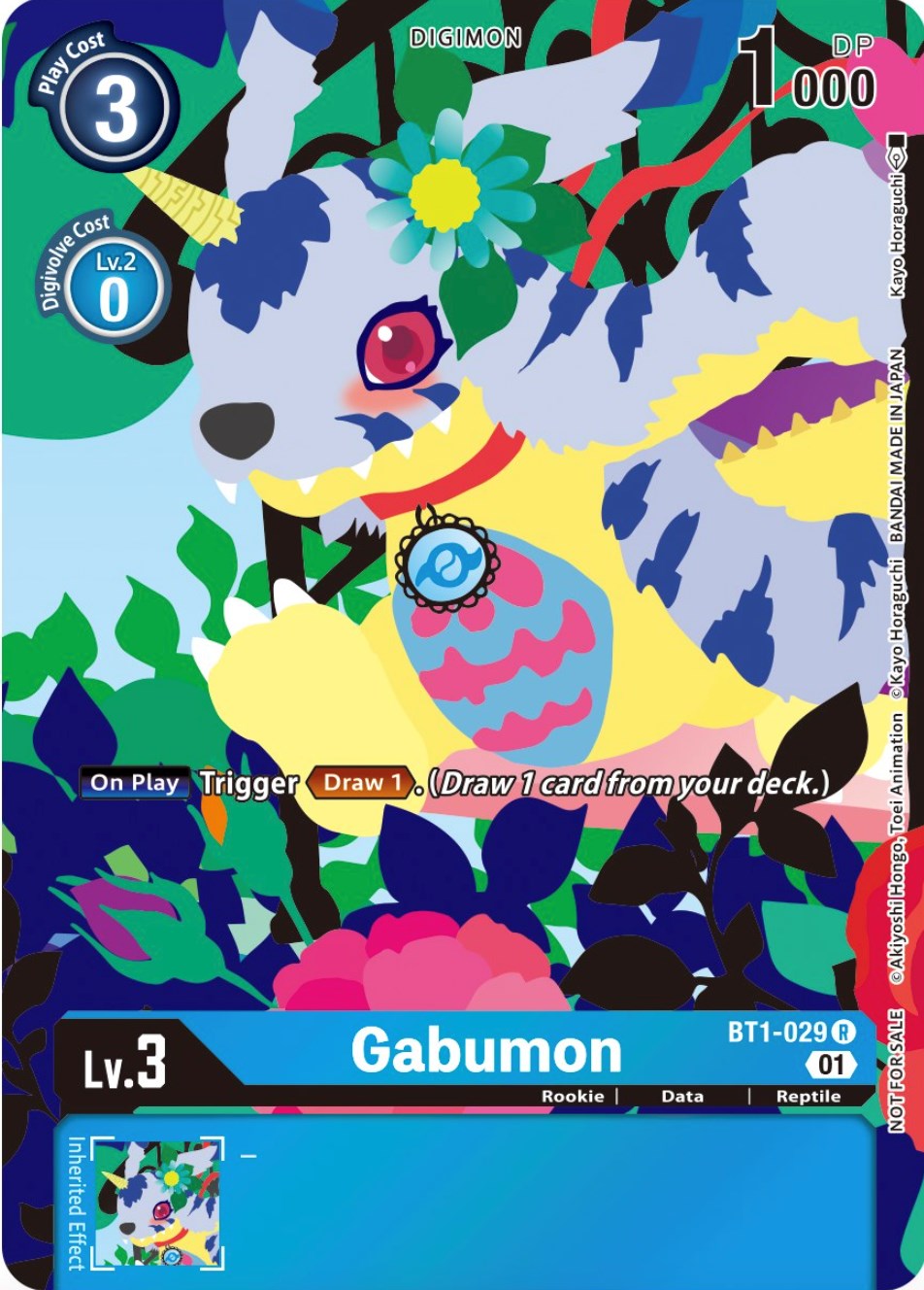 Gabumon [BT1-029] (Tamer's Card Set 2 Floral Fun) [Release Special Booster Promos] | Shuffle n Cut Hobbies & Games