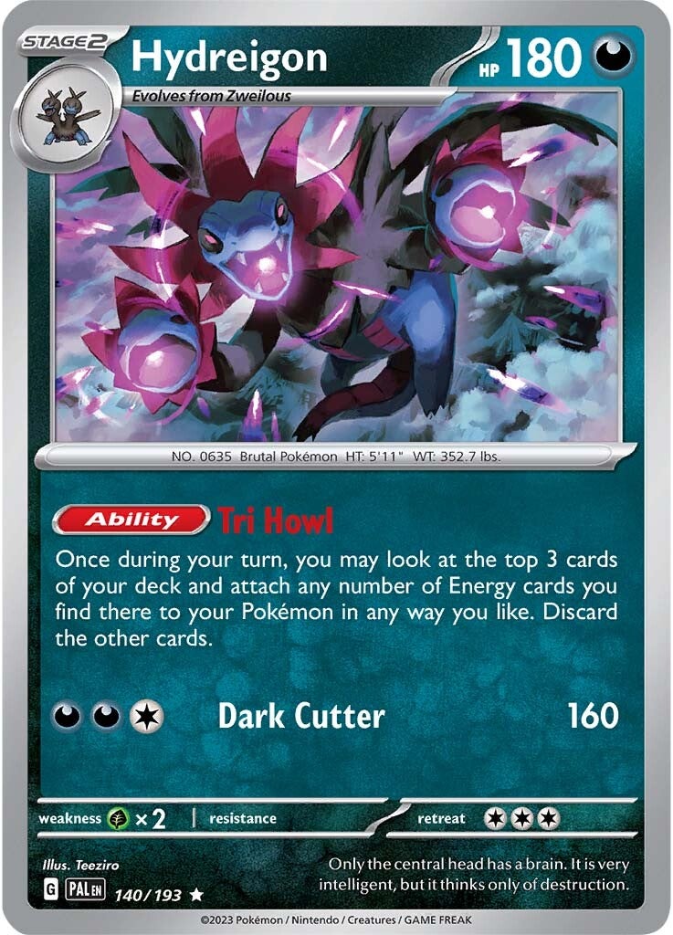 Hydreigon (140/193) [Scarlet & Violet: Paldea Evolved] | Shuffle n Cut Hobbies & Games