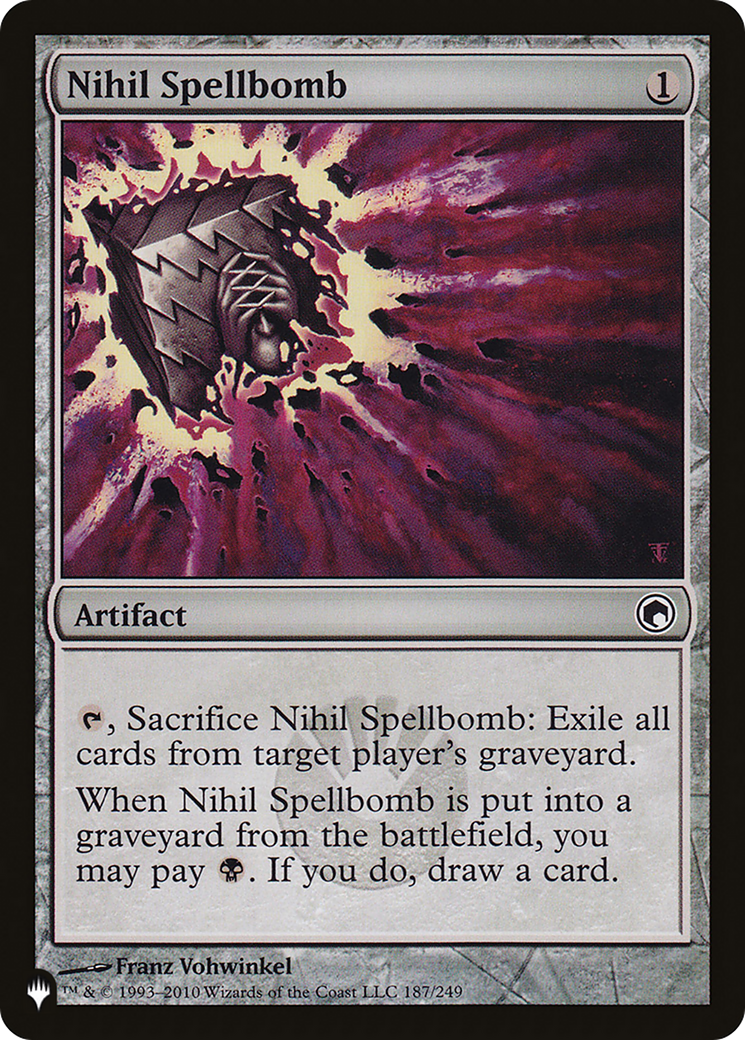 Nihil Spellbomb [The List] | Shuffle n Cut Hobbies & Games