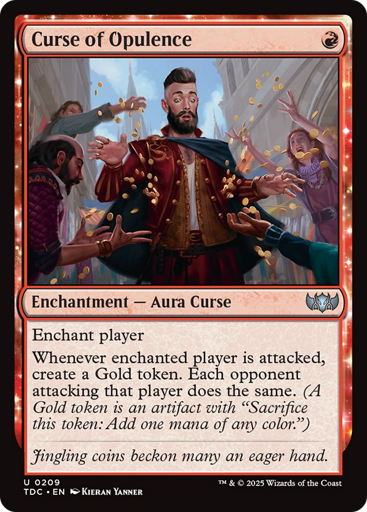 Curse of Opulence [Tarkir: Dragonstorm Commander] | Shuffle n Cut Hobbies & Games
