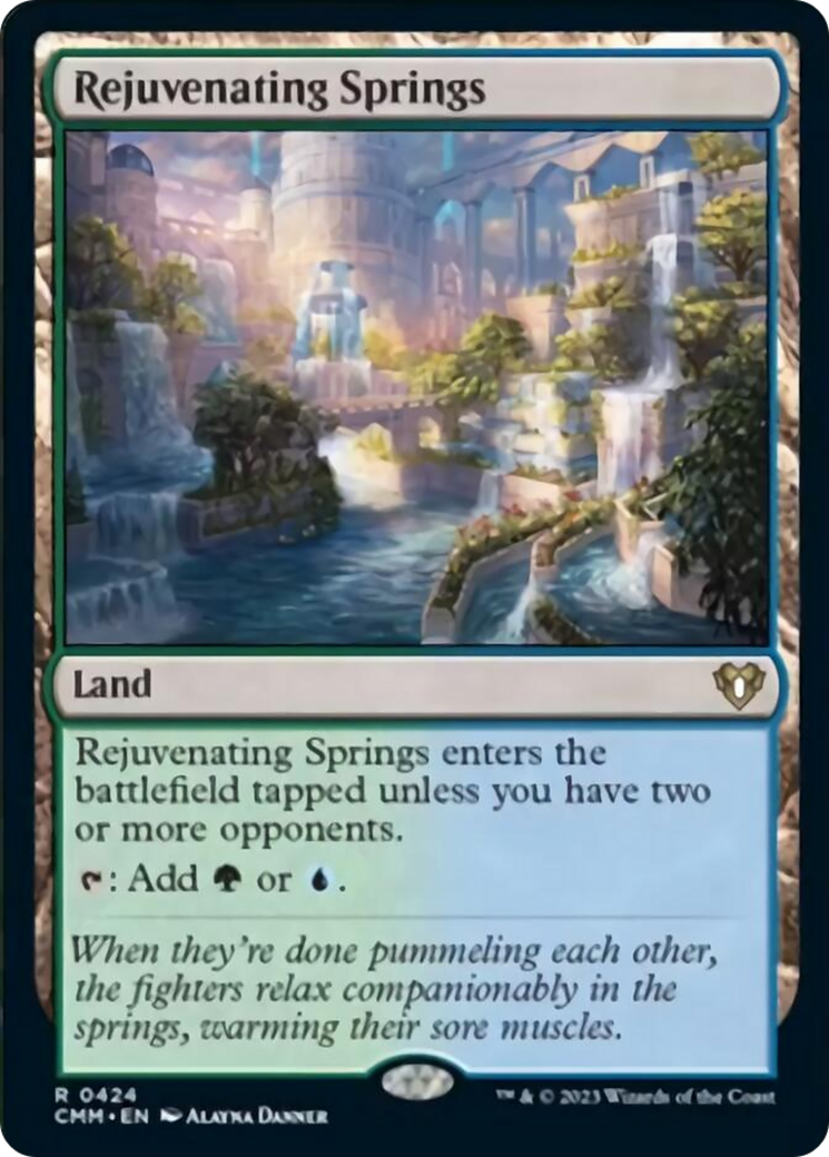 Rejuvenating Springs [Commander Masters] | Shuffle n Cut Hobbies & Games