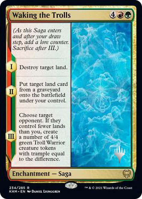 Waking the Trolls (Promo Pack) [Kaldheim Promos] | Shuffle n Cut Hobbies & Games