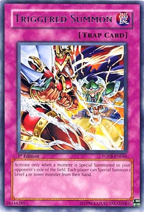 Triggered Summon [FOTB-EN046] Rare | Shuffle n Cut Hobbies & Games