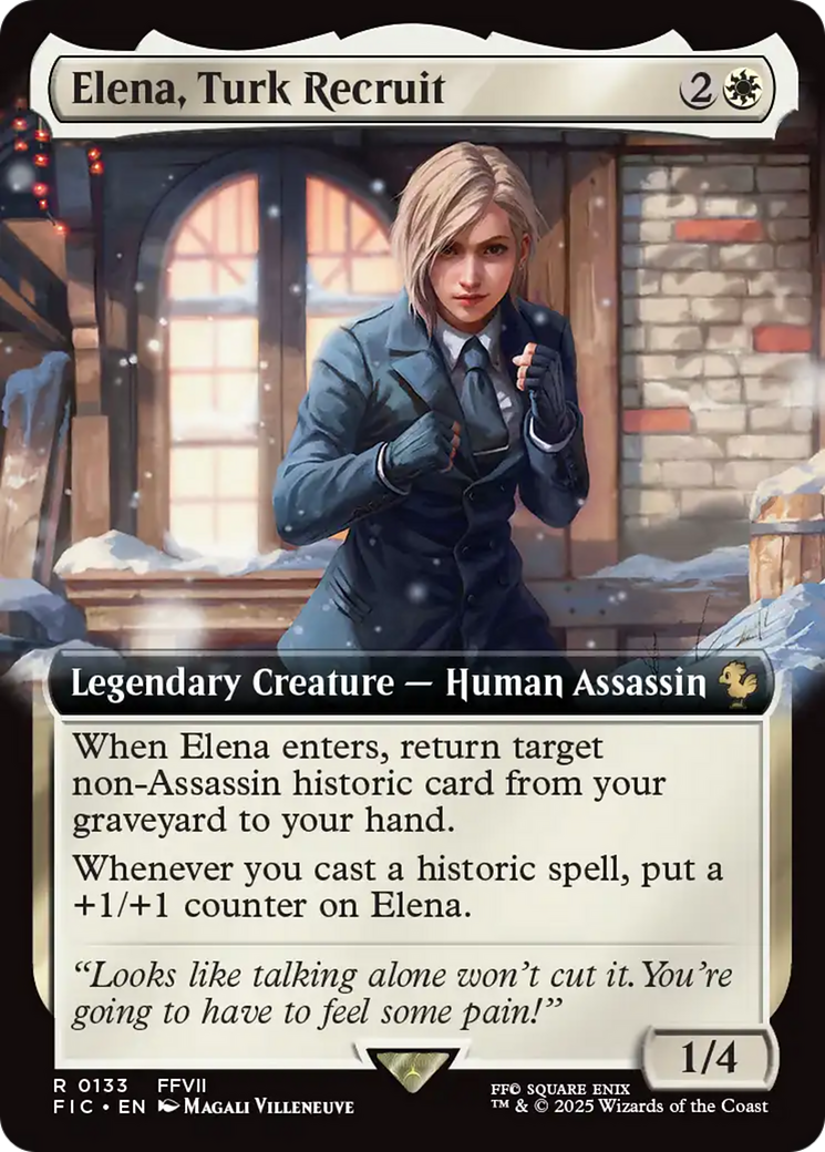 Elena, Turk Recruit (Extended Art) [FINAL FANTASY Commander] | Shuffle n Cut Hobbies & Games