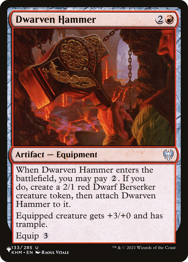 Dwarven Hammer [The List] | Shuffle n Cut Hobbies & Games