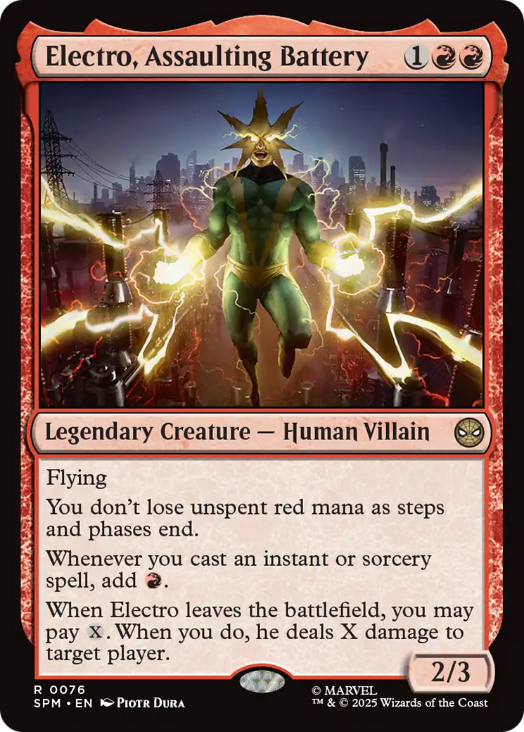 Electro, Assaulting Battery [Marvel's Spider-Man] | Shuffle n Cut Hobbies & Games