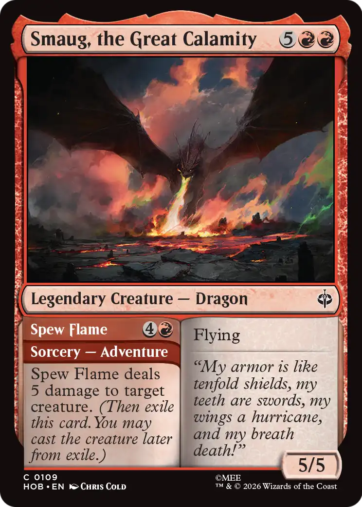 Smaug, the Great Calamity [The Hobbit] | Shuffle n Cut Hobbies & Games