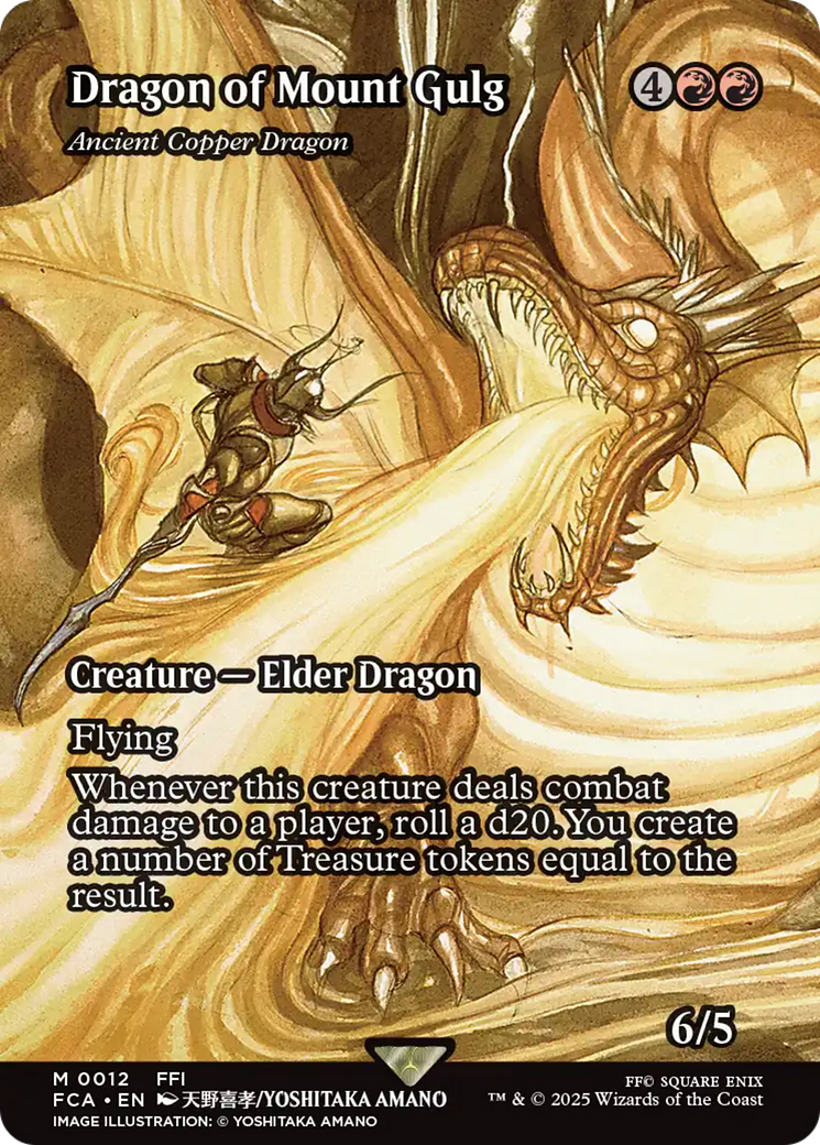 Dragon of Mount Gulg - Ancient Copper Dragon (Showcase) [FINAL FANTASY : Through the Ages] | Shuffle n Cut Hobbies & Games