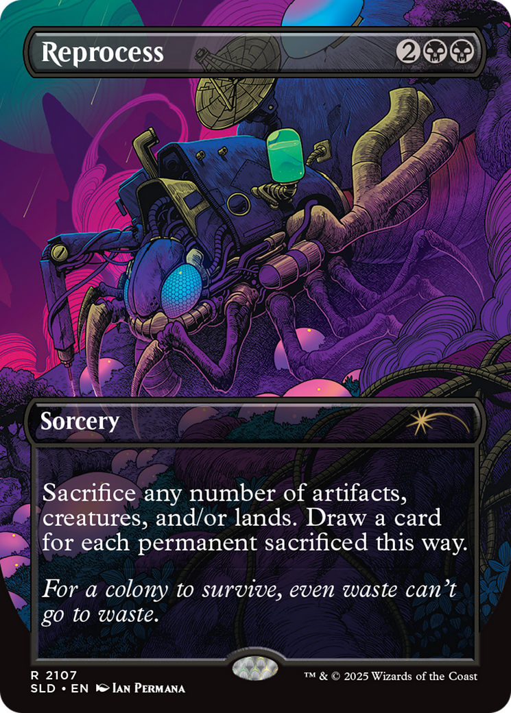 Reprocess (Galaxy Foil) [Secret Lair Drop Series] | Shuffle n Cut Hobbies & Games