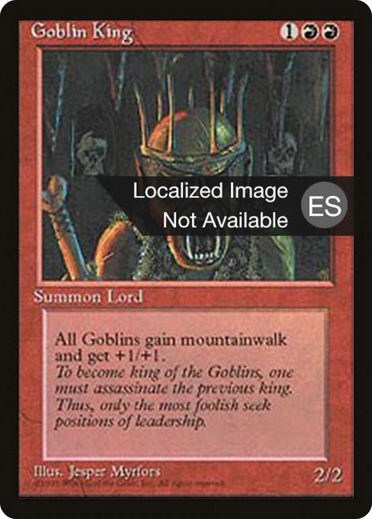 Goblin King [Fourth Edition Foreign Black Border] | Shuffle n Cut Hobbies & Games