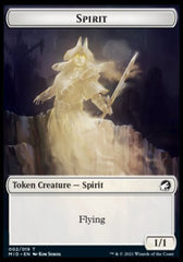 Spirit // Elemental Double-Sided Token [Innistrad: Midnight Hunt Tokens] | Shuffle n Cut Hobbies & Games