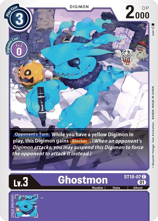 Ghostmon [ST10-07] [Starter Deck: Parallel World Tactician] | Shuffle n Cut Hobbies & Games