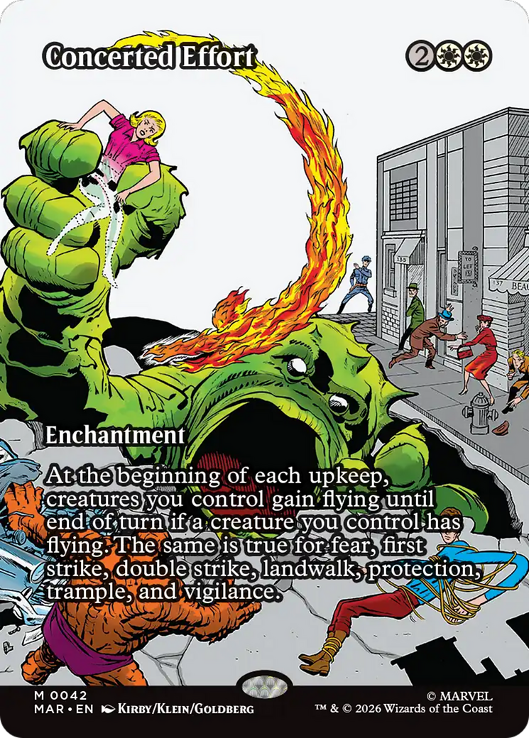 Concerted Effort (Borderless) [Marvel Universe: Eternal-Legal] | Shuffle n Cut Hobbies & Games