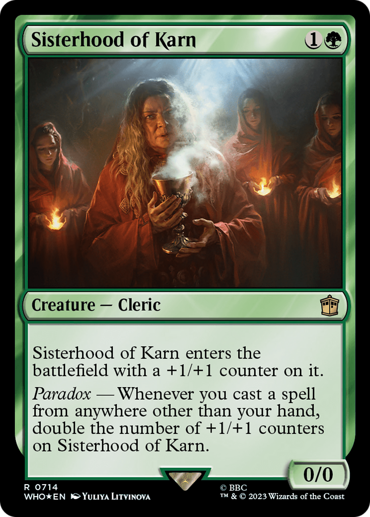 Sisterhood of Karn (Surge Foil) [Doctor Who] | Shuffle n Cut Hobbies & Games