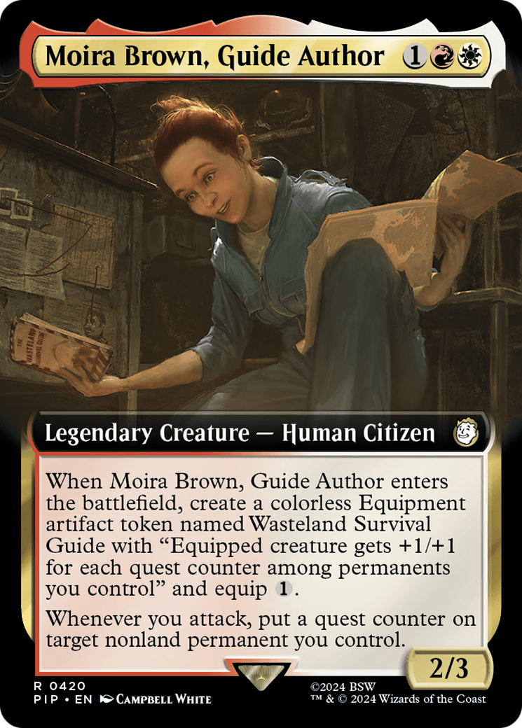 Moira Brown, Guide Author (Extended Art) [Fallout] | Shuffle n Cut Hobbies & Games