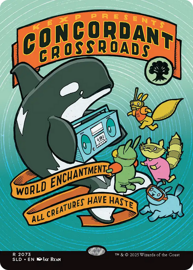 Concordant Crossroads (2073) (Rainbow Foil) [Secret Lair Drop Series] | Shuffle n Cut Hobbies & Games