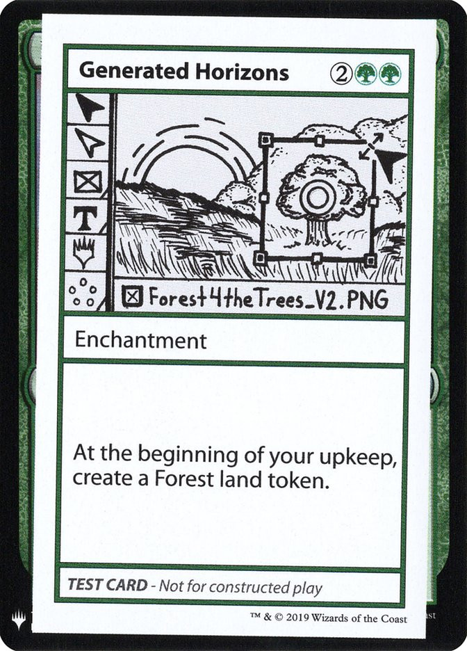 Generated Horizons [Mystery Booster Playtest Cards] | Shuffle n Cut Hobbies & Games