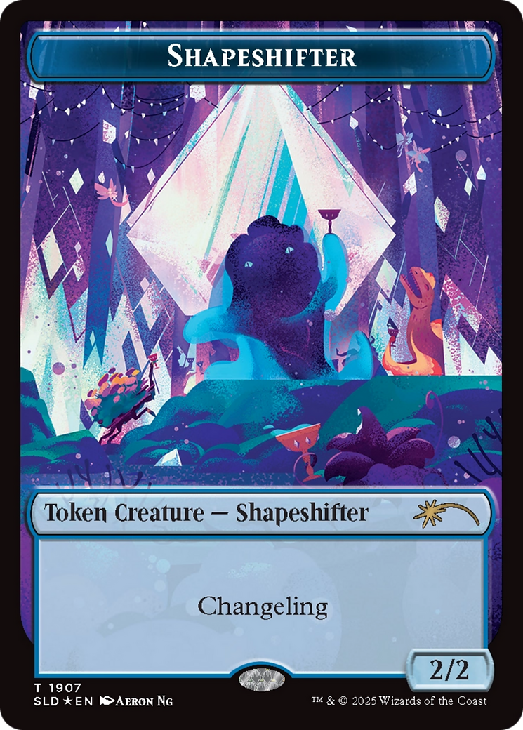 Shapeshifter Token (1907) (Double Rainbow Foil) [Secret Lair Drop Series] | Shuffle n Cut Hobbies & Games