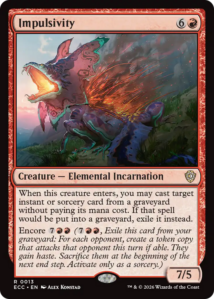 Impulsivity [Lorwyn Eclipsed Commander] | Shuffle n Cut Hobbies & Games
