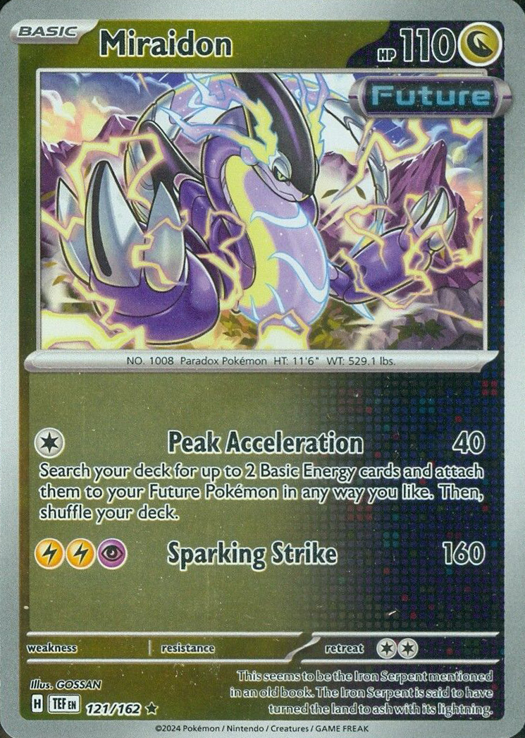 Miraidon (121/162) [Scarlet & Violet: Temporal Forces] | Shuffle n Cut Hobbies & Games