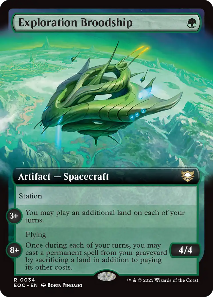 Exploration Broodship (Extended Art) [Edge of Eternities Commander] | Shuffle n Cut Hobbies & Games