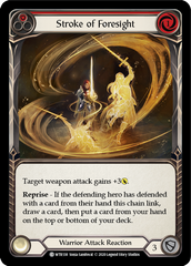Stroke of Foresight (Red) [U-WTR138] (Welcome to Rathe Unlimited)  Unlimited Normal | Shuffle n Cut Hobbies & Games