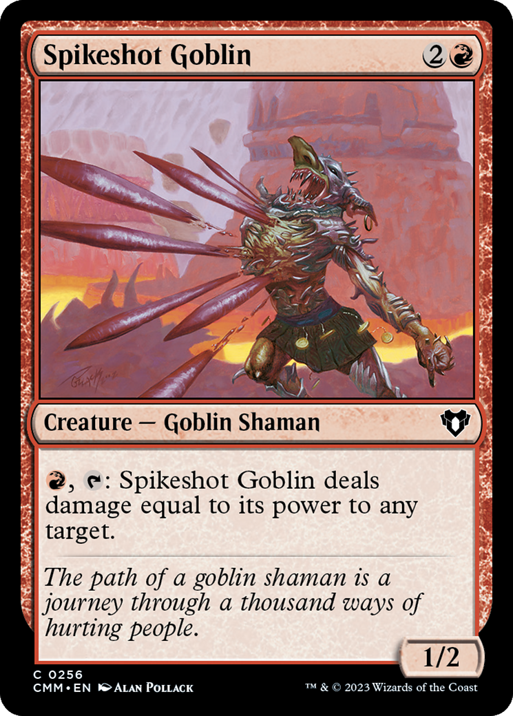 Spikeshot Goblin [Commander Masters] | Shuffle n Cut Hobbies & Games