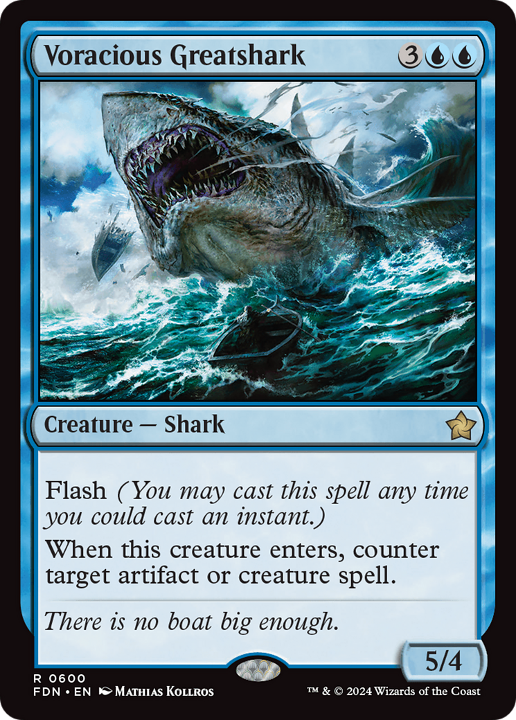 Voracious Greatshark [Foundations] | Shuffle n Cut Hobbies & Games
