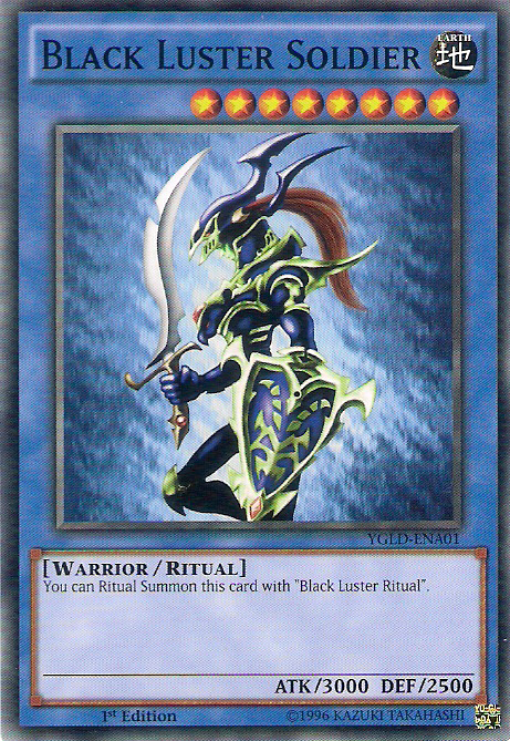 Black Luster Soldier [YGLD-ENA01] Common | Shuffle n Cut Hobbies & Games