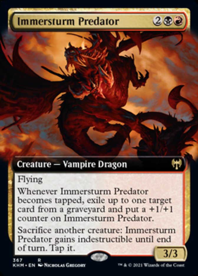 Immersturm Predator (Extended Art) [Kaldheim] | Shuffle n Cut Hobbies & Games